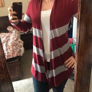 Striped cardigan